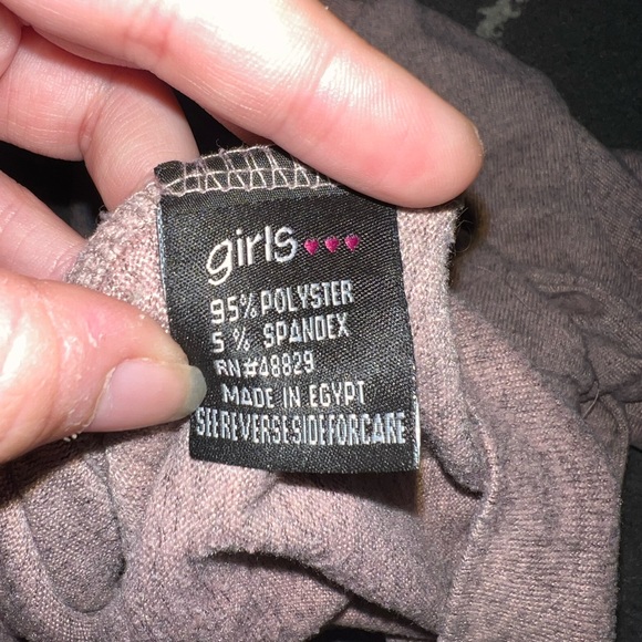 Girls ❤️❤️❤️ Light Dusty Pink Pullover Hoodie Size 10/12 - Picture 5 of 6